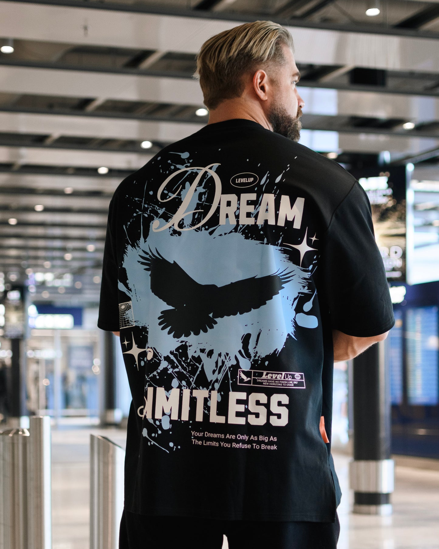 Dream Limitless – Premium Oversized T-Shirt - Drop Shoulder Fit