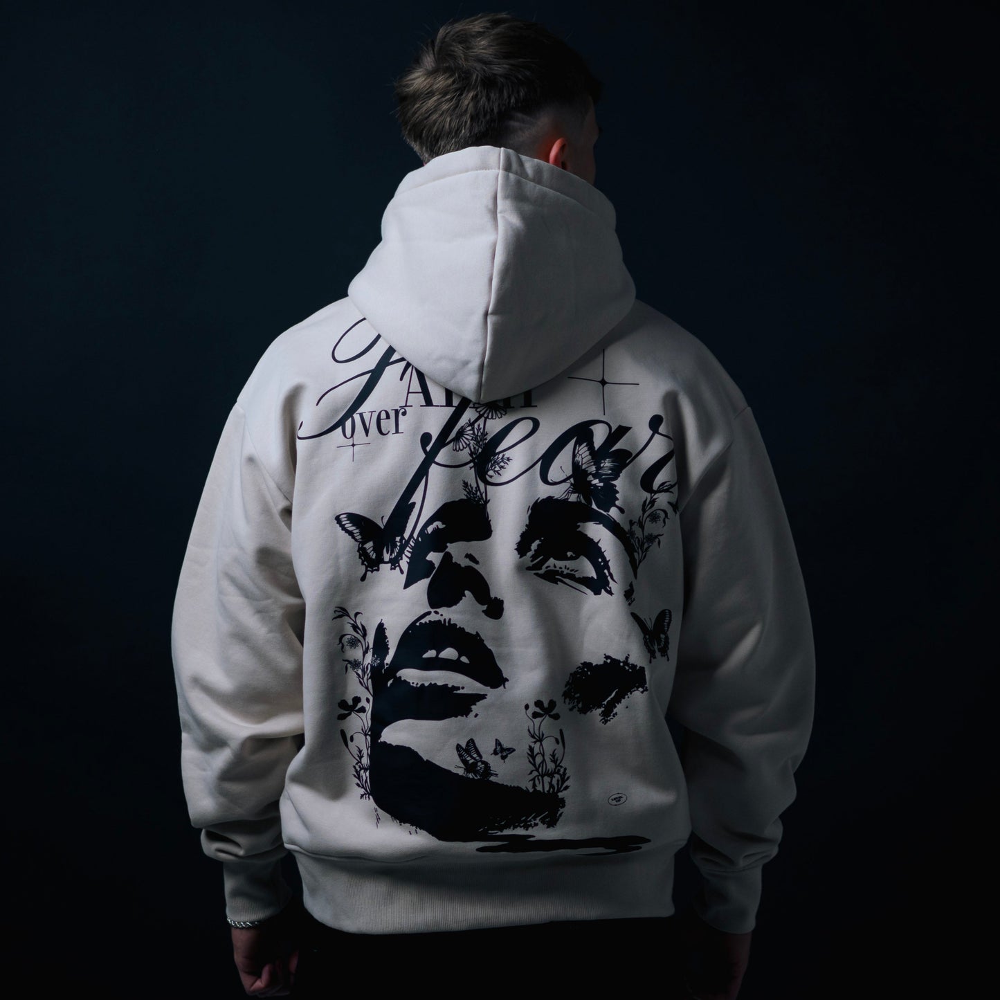 Faith Over Fear- Premium Heavyweight Oversized Hoodie
