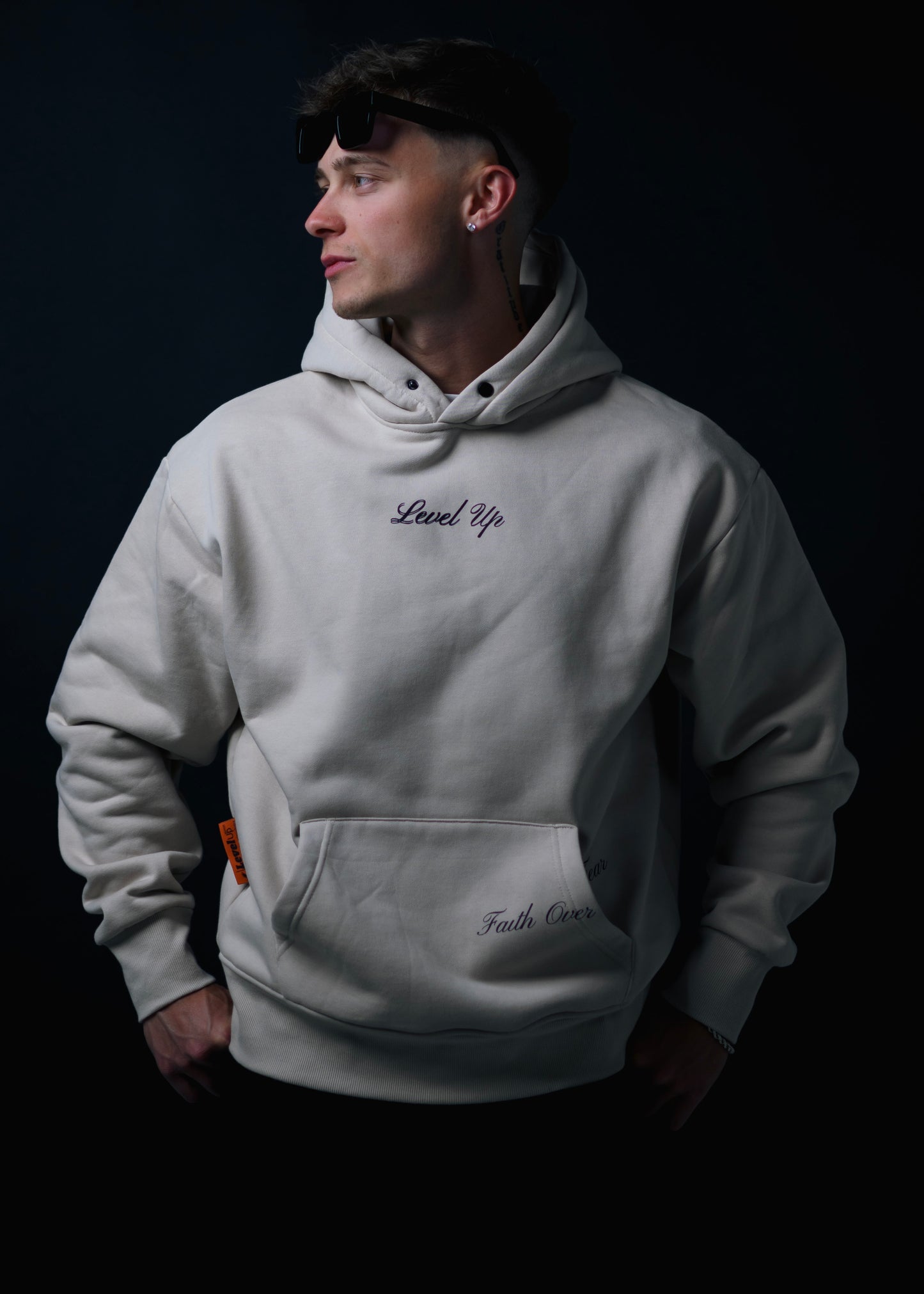 Faith Over Fear- Premium Heavyweight Oversized Hoodie