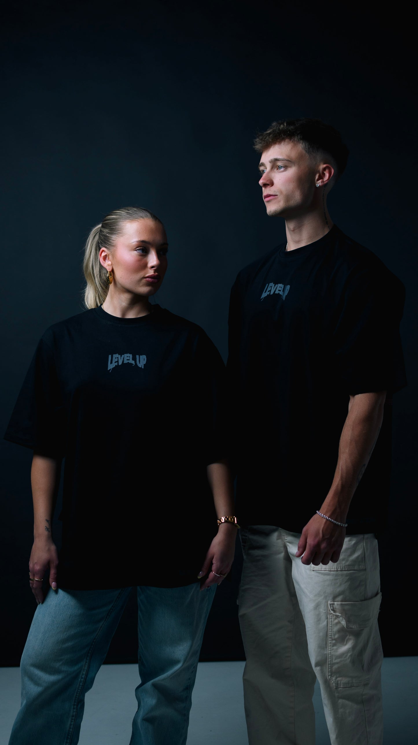 LevelUp Generation - Premium Oversized T-Shirt - Drop Shoulder Fit