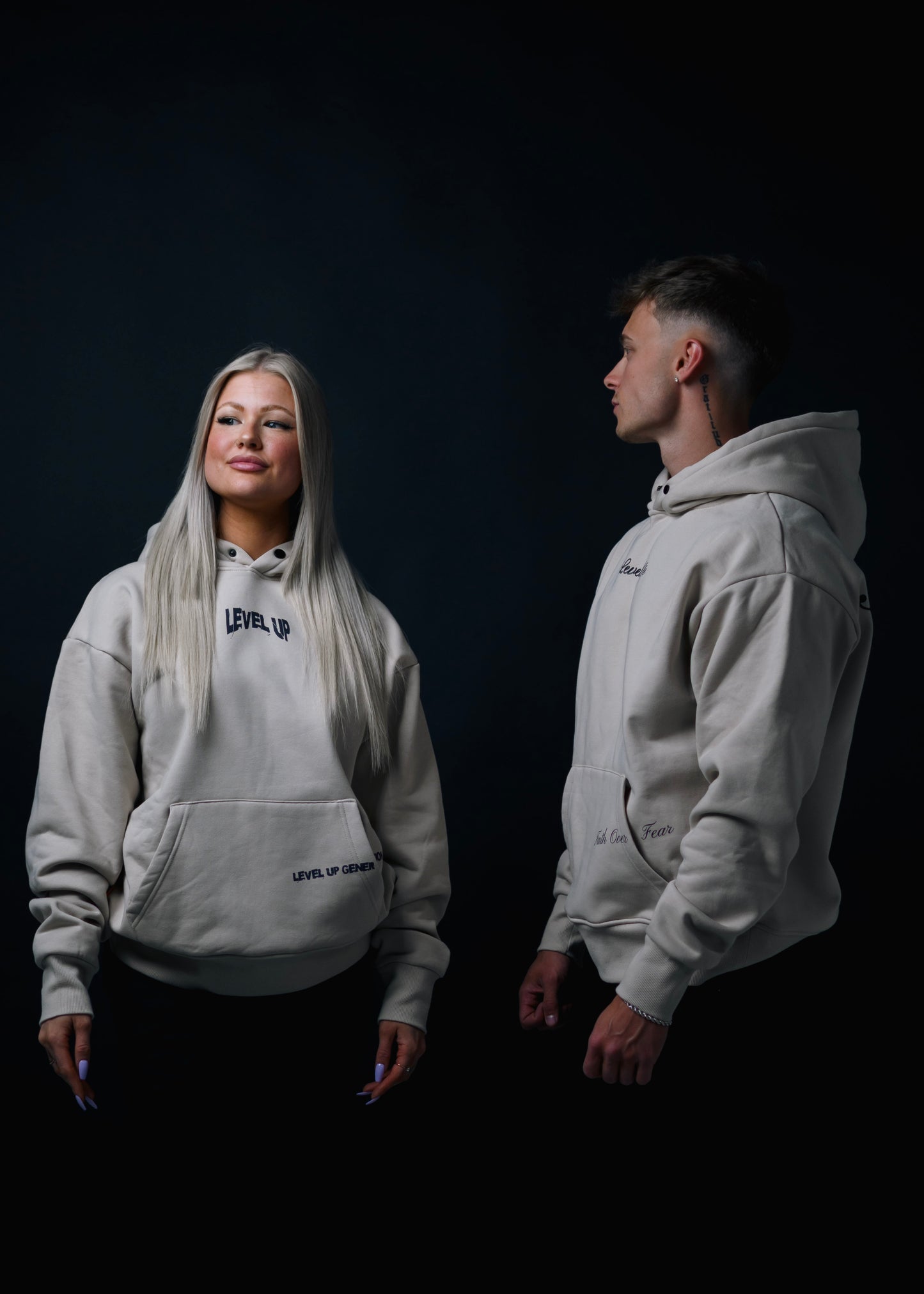Faith Over Fear- Premium Heavyweight Oversized Hoodie