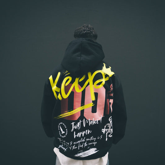 Keep Do It - Premium Heavyweight Oversized Hoodie