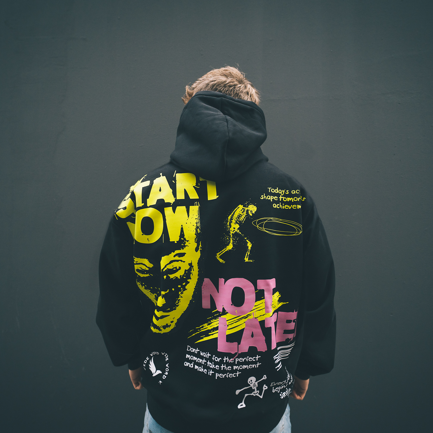 Start Now - Premium Heavyweight Oversized Hoodie