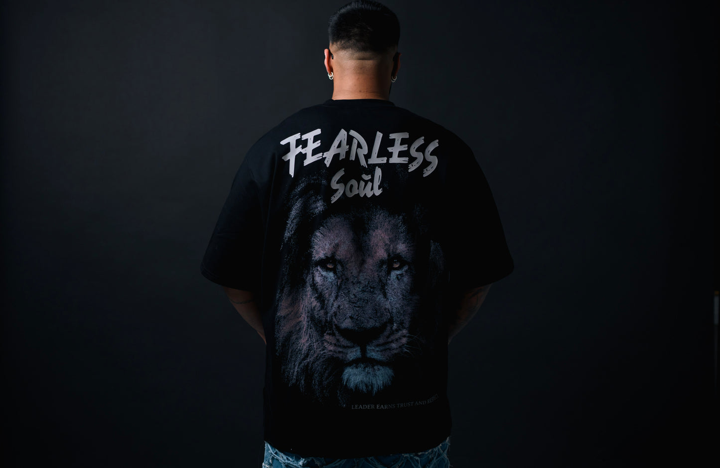 Fearless Soul- Premium Oversized T-Shirt - Drop Shoulder Fit