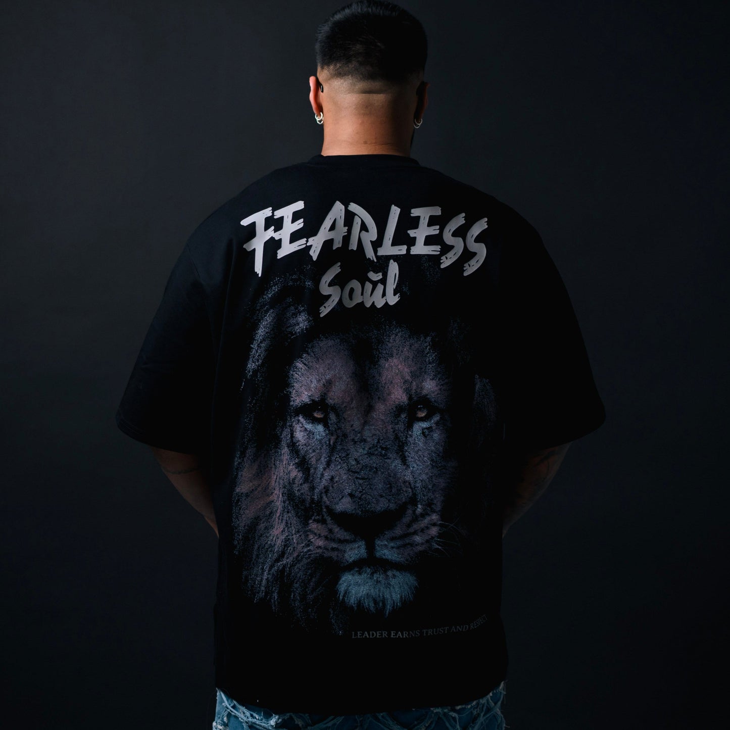 Fearless Soul- Premium Oversized T-Shirt - Drop Shoulder Fit