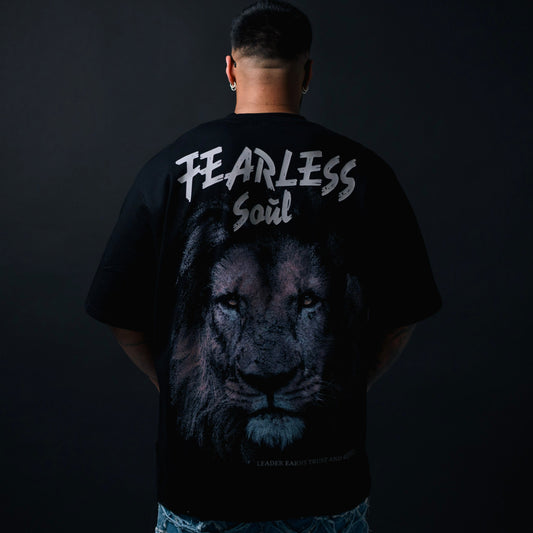 Fearless Soul- Premium Oversized T-Shirt - Drop Shoulder Fit