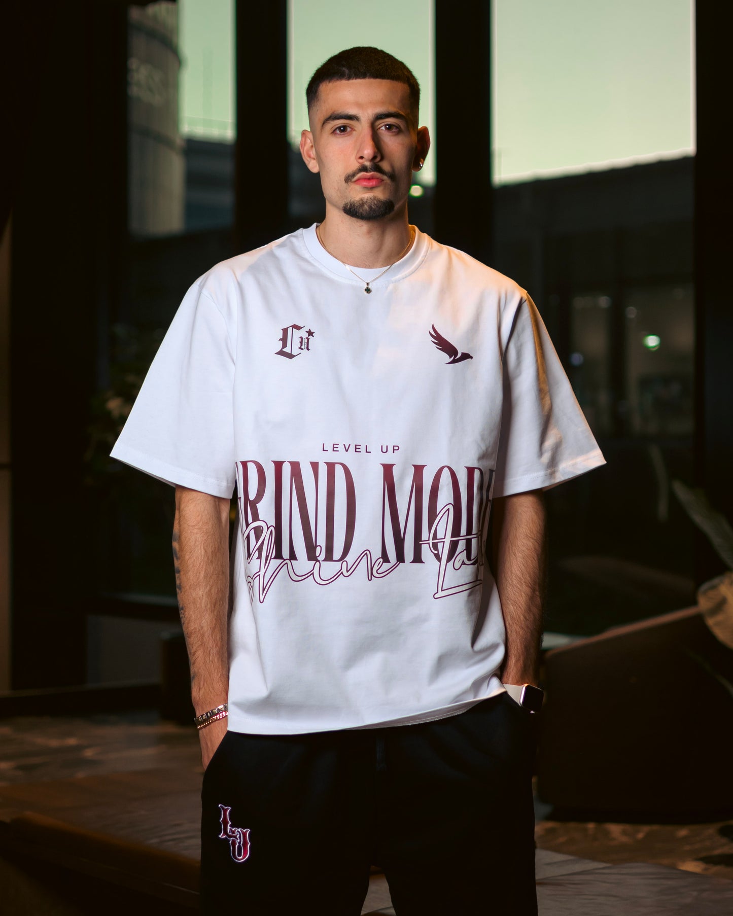 Grind Mode - Premium Oversized T-Shirt - Drop Shoulder Fit