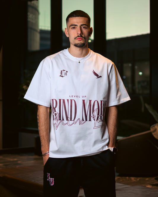 Grind Mode - Premium Oversized T-Shirt - Drop Shoulder Fit
