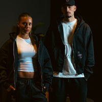Premium Unisex – Cropped Zip Hoodie
