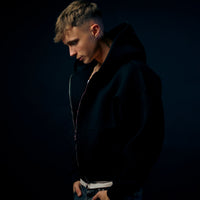 HN Signature Zip Hoodie – Blackout