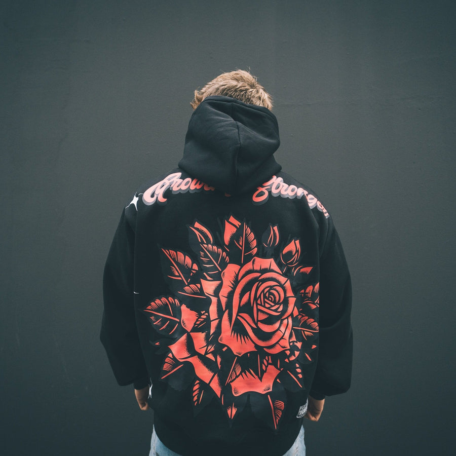 Growing Stronger - Premium Heavyweight Hoodie 